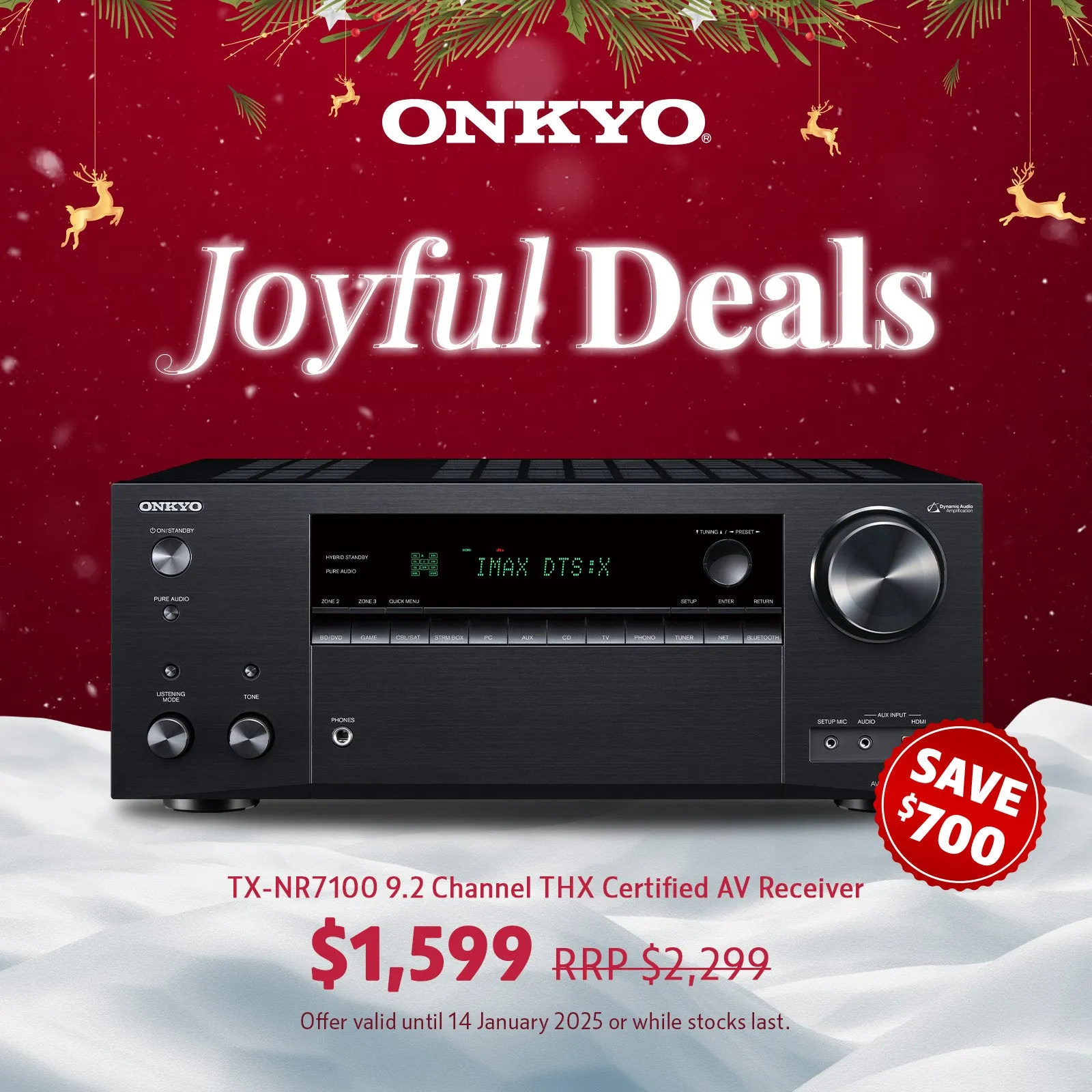 Onkyo TX-NR7100 AV Receiver