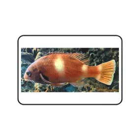 Orange Fish Desk Mat