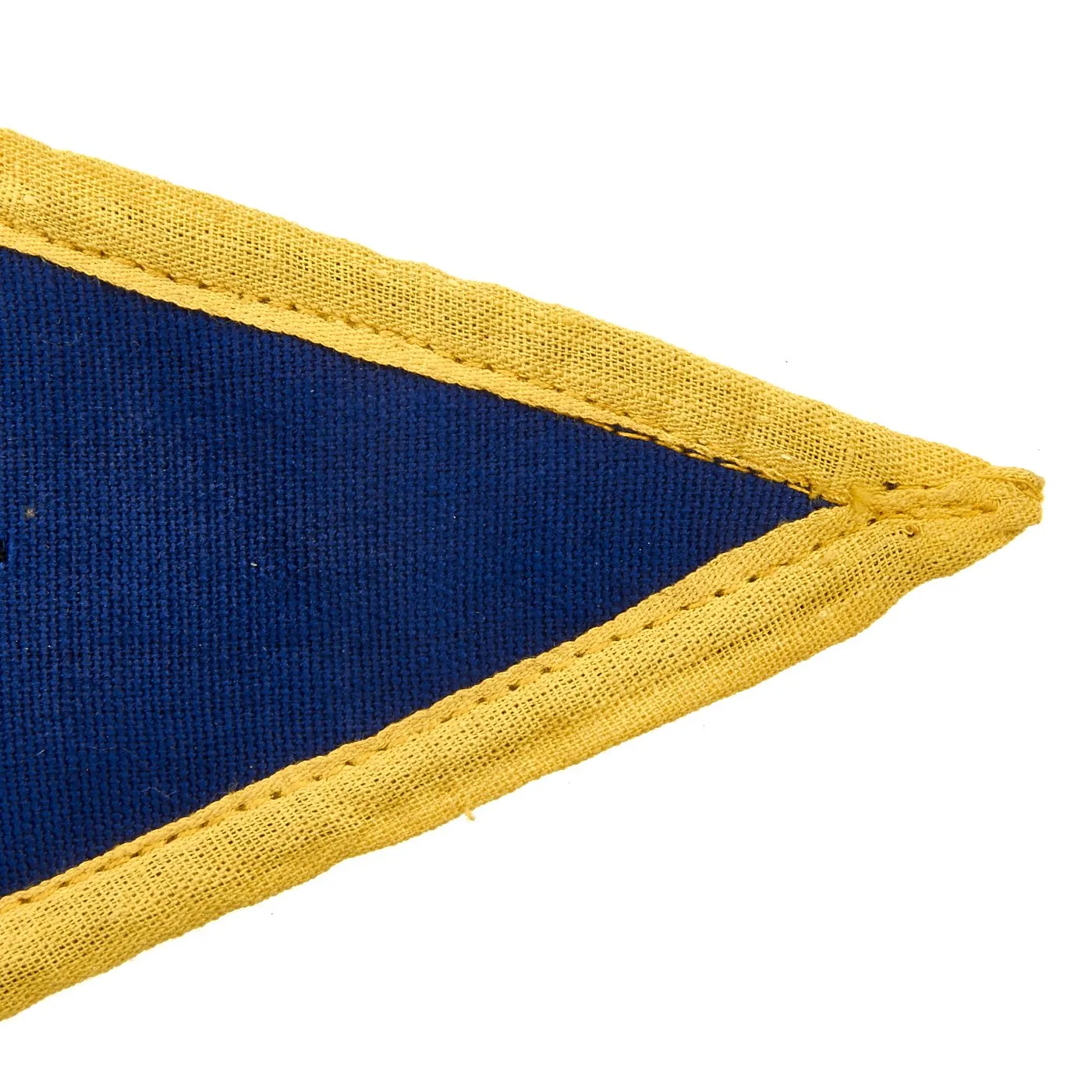 Original German WWII Navy Kriegsmarine Officer Vehicle Staff Car Fender Pennant Flag - 12.5" x 8"