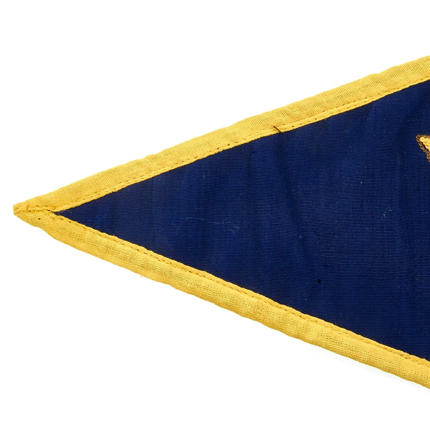 Original German WWII Navy Kriegsmarine Officer Vehicle Staff Car Fender Pennant Flag - 12.5" x 8"