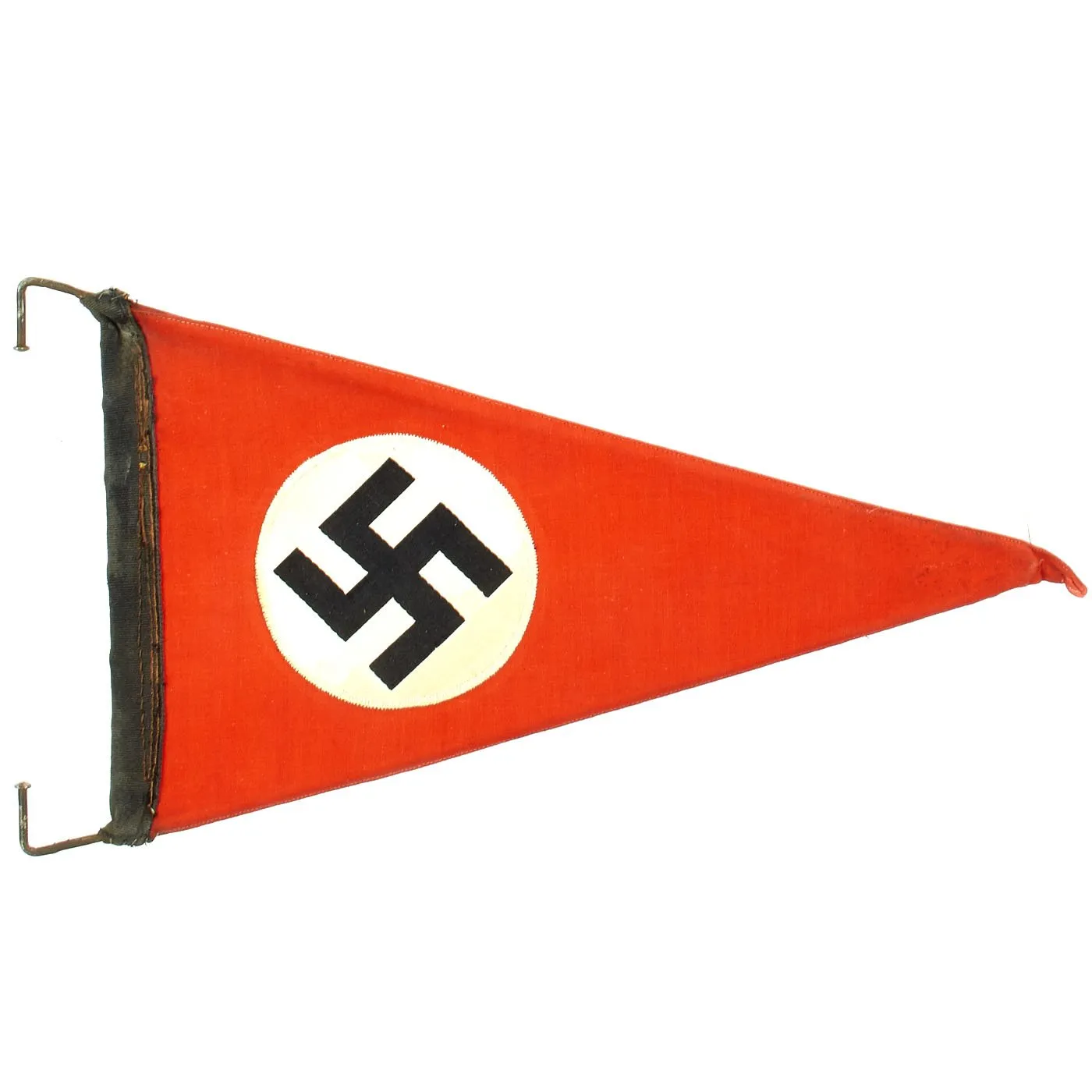 Original German WWII NSDAP National Socialist Rigid Vehicle Staff Pennant Flag