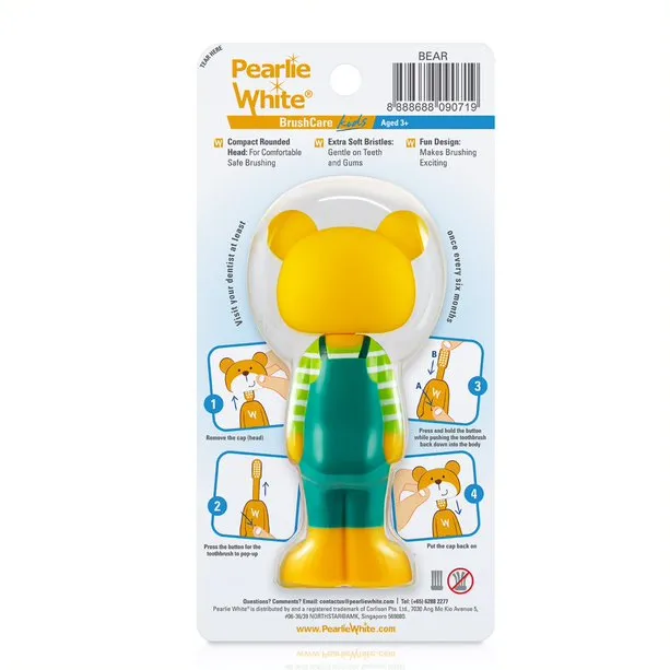 Pearlie White Pearlie White Kids Toothbrush - Bear