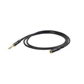 Proel Challenge Series Extension Cables (Male 6.3mm Jack - Female 6.3mm Socket)