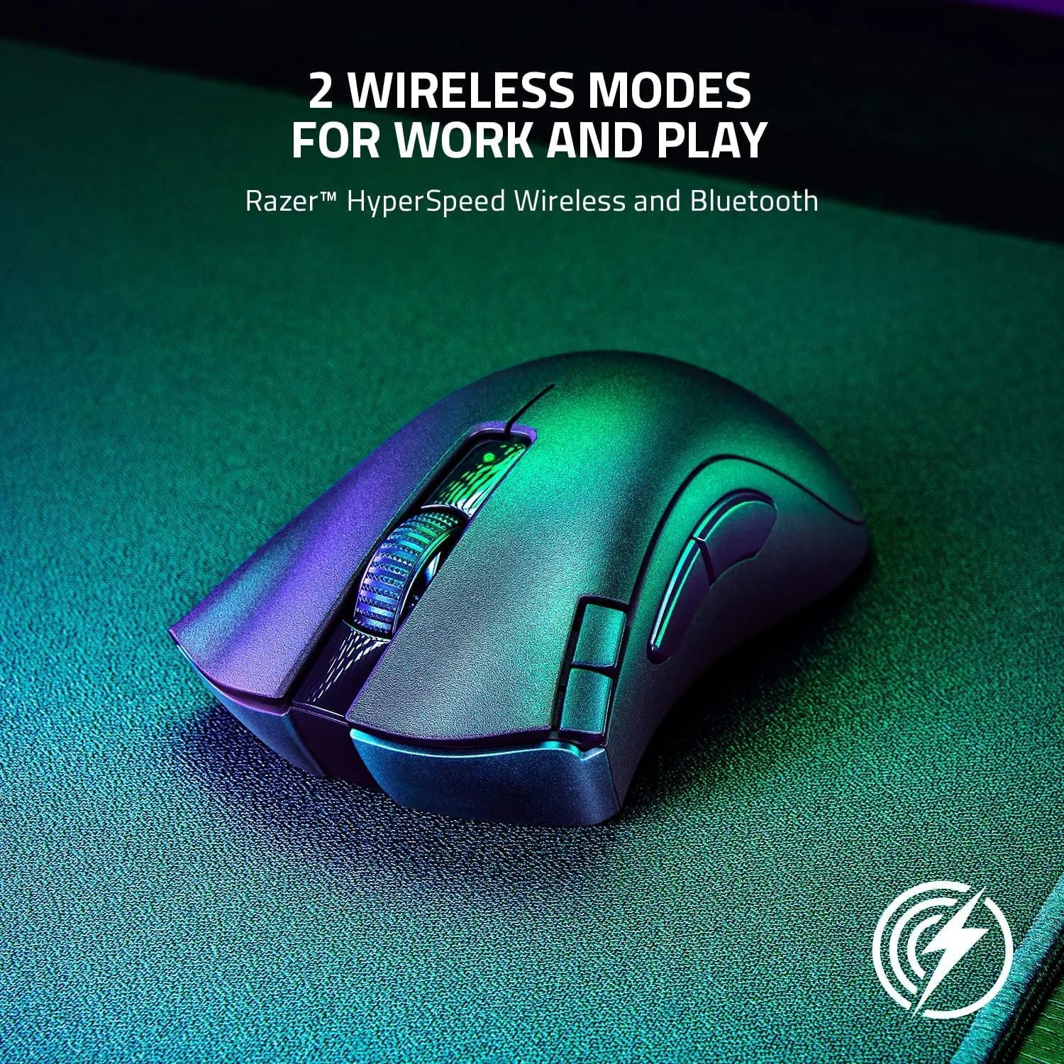 Razer DeathAdder V2 X Hyperspeed Wireless Ergonomic Gaming Mouse