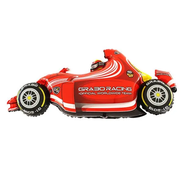 Red Racing Car Foil Balloon