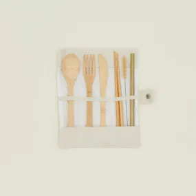 Reuseable Bamboo Cutlery Set