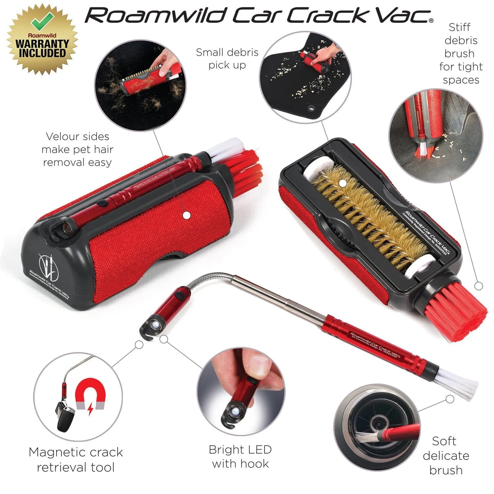 Roamwild Car Tidy – All In One Car Interior Tool