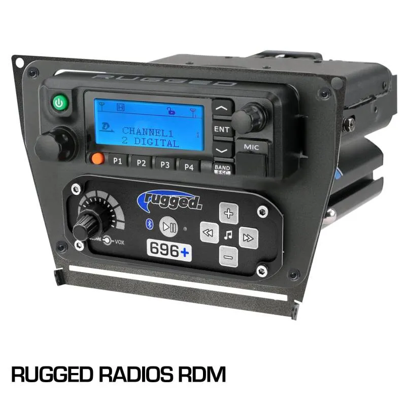 Rugged Radios Polaris RZR PRO XP, RZR Turbo R, and RZR PRO R Dash Mount Radio and Intercom - Rugged Radios GMR25