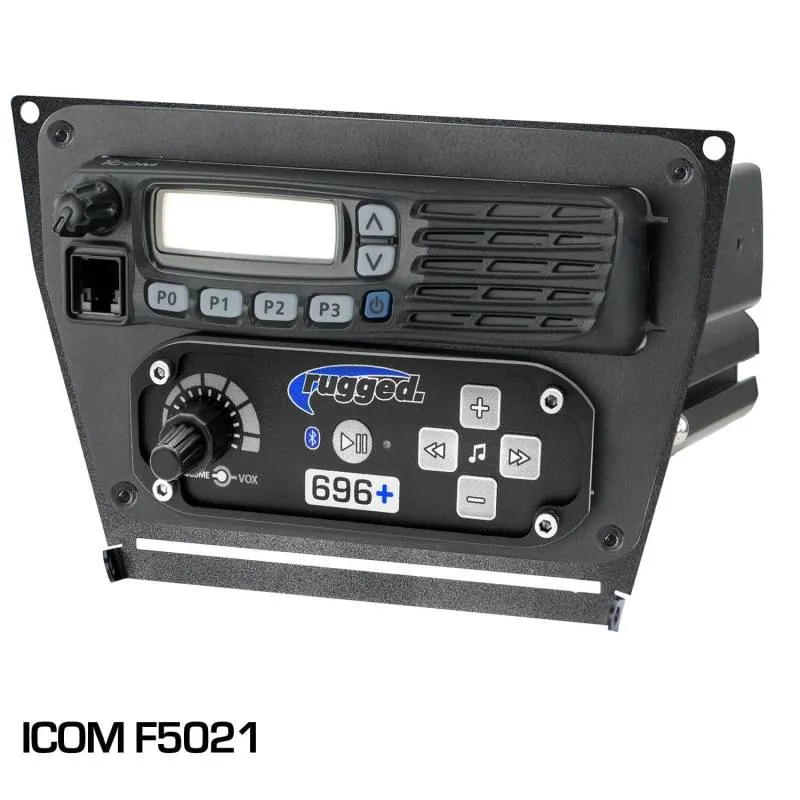 Rugged Radios Polaris RZR PRO XP, RZR Turbo R, and RZR PRO R Dash Mount Radio and Intercom - Rugged Radios GMR25