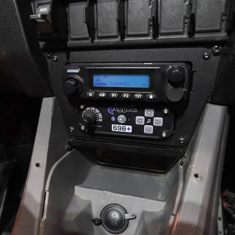 Rugged Radios Polaris RZR PRO XP, RZR Turbo R, and RZR PRO R Dash Mount Radio and Intercom - Rugged Radios GMR25