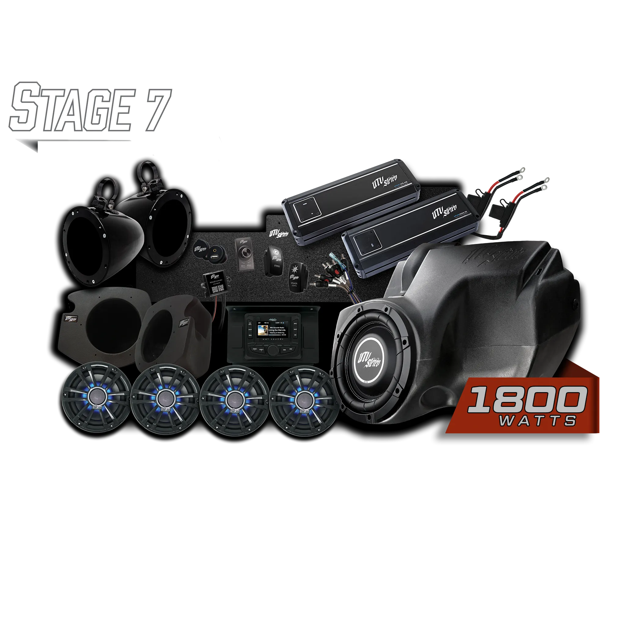 RZR® Signature Series Stage 7 Stereo Kit | UTVS-RZR-S7-S