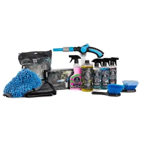 Salty Captain Juicy Car Wash Kit with Musket, Interior and Exterior Cleaning Products, Mitt, Brush and Microfibre Towel - BUNJCWK1L