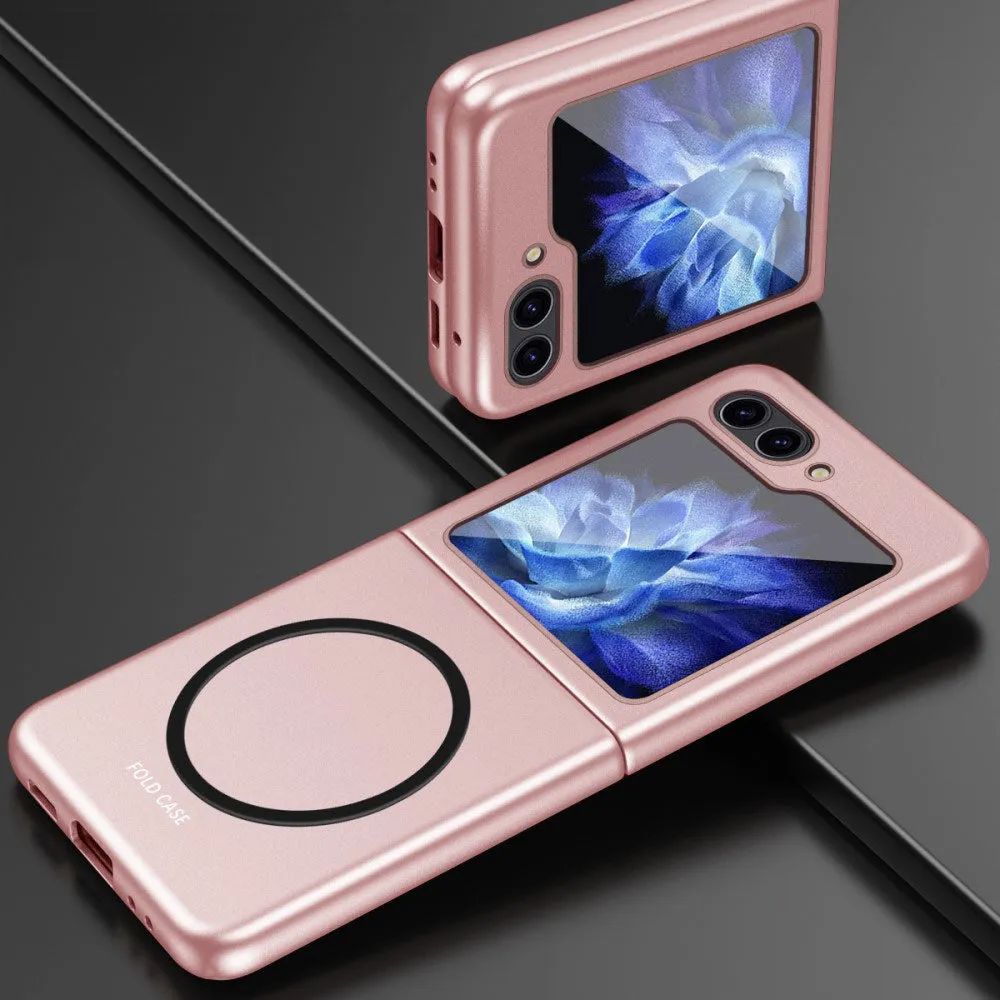 Samsung Galaxy Z Flip6 Soft Touch Hard Case Protective Cover MagSafe Module - Rose Gold (Matt)