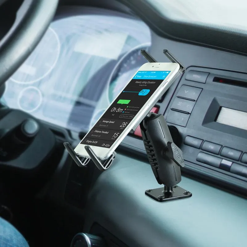 Slim-Grip® Ultra Robust Tablet or Phone Mount with Metal AMPS Base