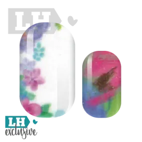 Spirited Floral Nail Wraps