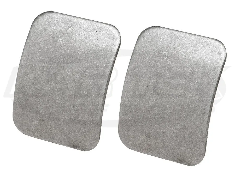 Steel Foot Pedal Pads Pair