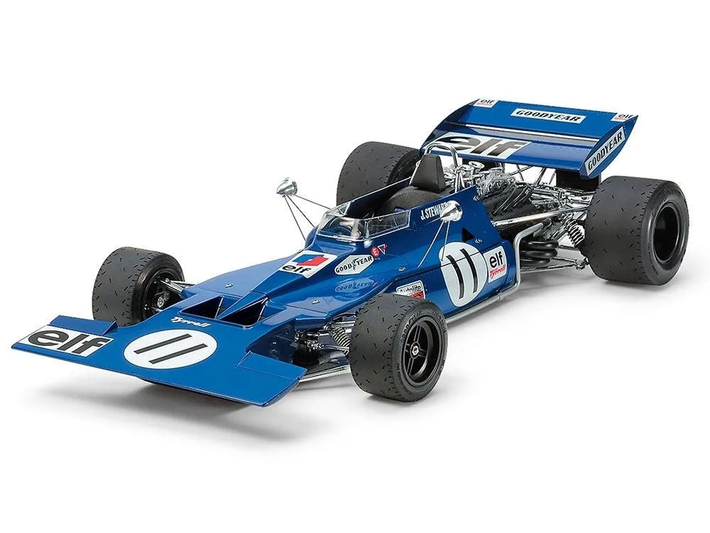 Tamiya 12054 Tyrrell 003 1971 Monaco GP W/ Photo-Etched Parts 1/12 Model Kit