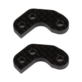 Team Associated RC10B7 Caster Block Link Mount Set, 0, carbon fiber (ASS92467)