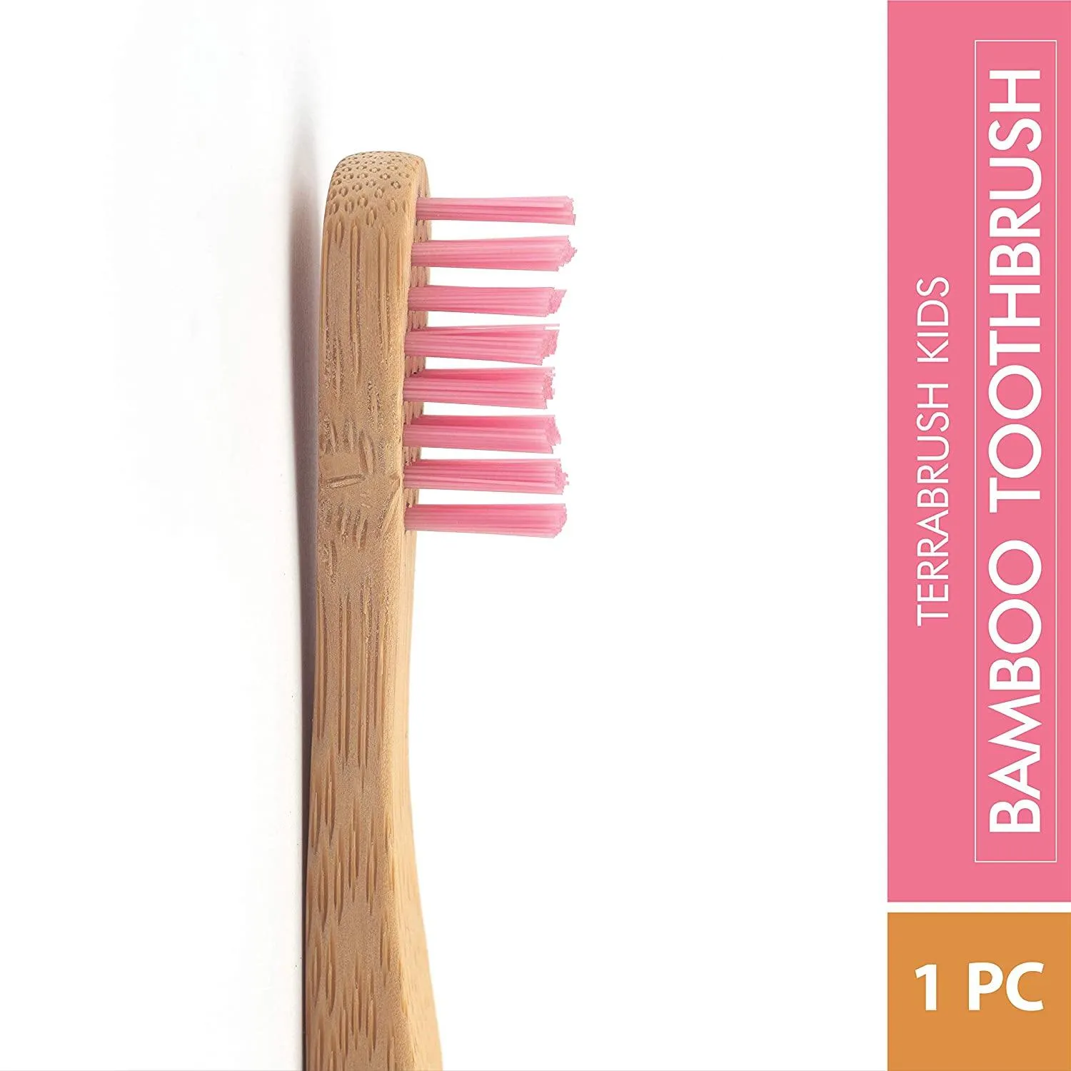 TERRA BAMBOO TOOTHBRUSH SOFT KIDS - PINK