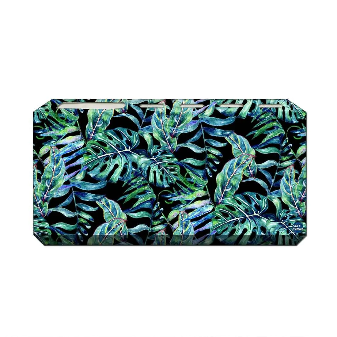 Toothbrush Holder Wall Mounted -Green Leaf Tropical