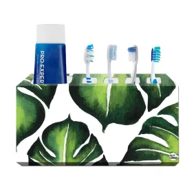 Toothbrush Holder Wall Mounted -Monstera