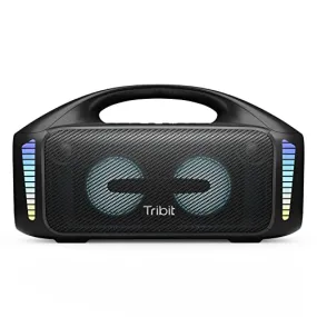 Tribit Stormbox Blast 90W Loud Bluetooth Speaker, Outdoor Speaker with RGB Light Show, XBass, Bluetooth 5.3, IPX7 Waterproof Speaker, Tribit APP, Powerbank,Wireless Speaker for Party