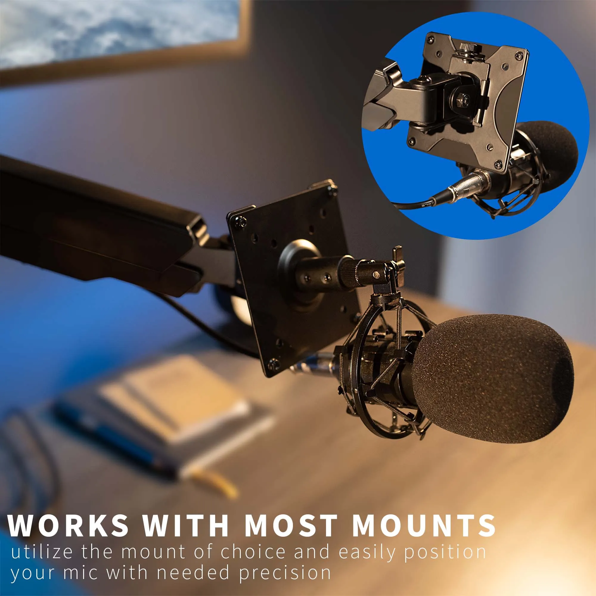 Universal Microphone VESA Adapter Kit