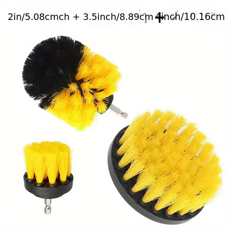 Versatile 3in1 Electric Cleaning Brush Set  Ultimate Cleaning Solution