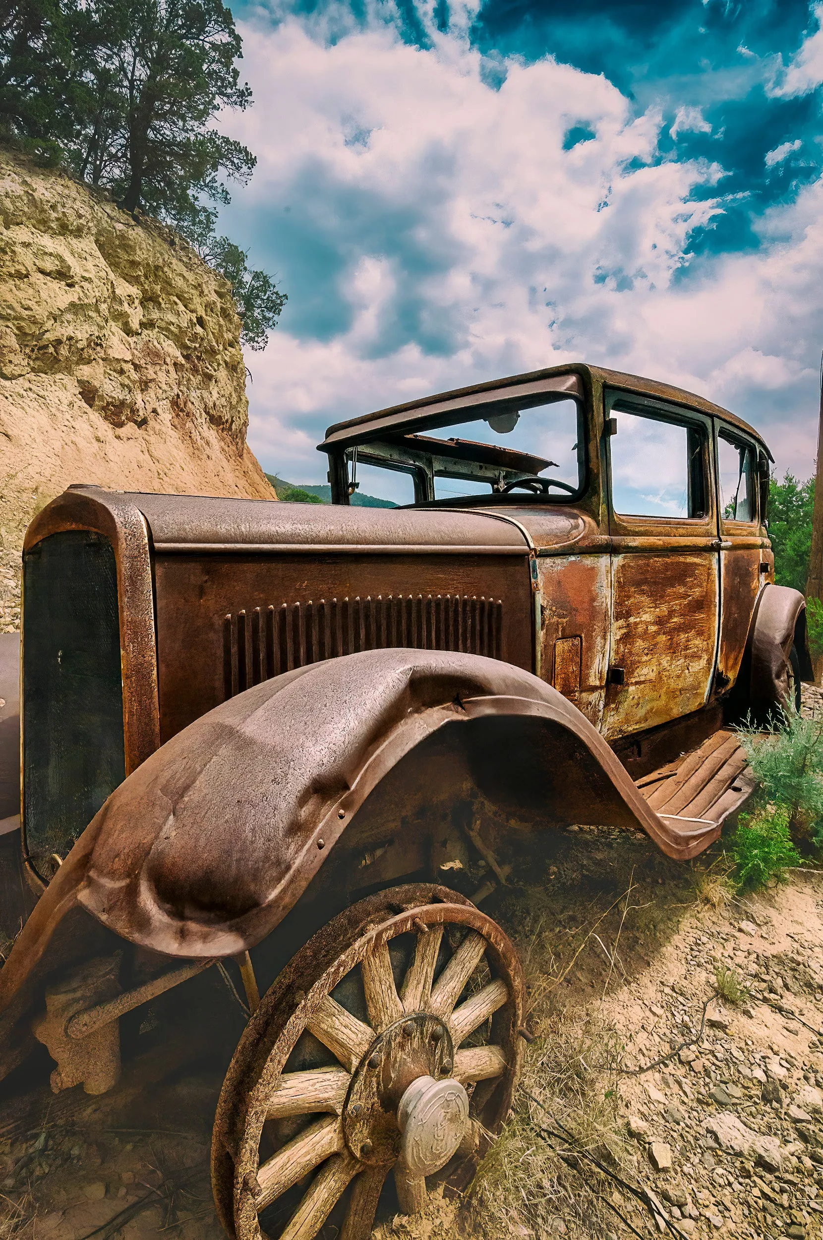 Vintage Ford Model A | New Mexico Classic Car Puzzle | 250, 500, 1000 Pieces