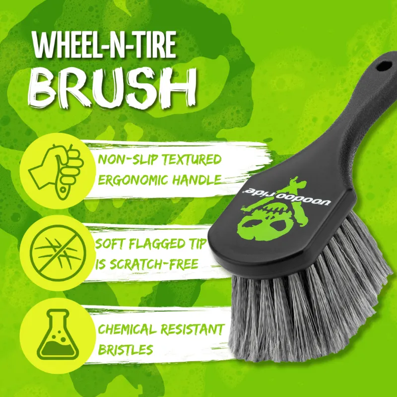 Wheel-N-Tire Brush, Heavy-Duty Cleaning Brush