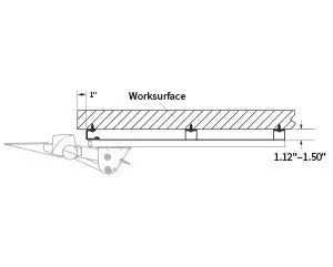 Workrite Bench Mount Kit